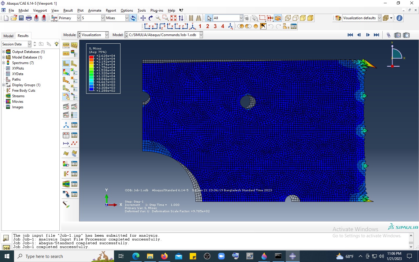Plate with Holes Analysis